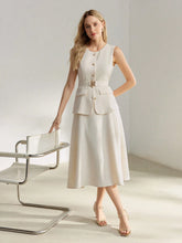 Linen Sleeveless Dress