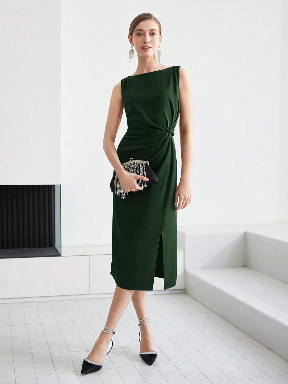 Side-Detail Dress