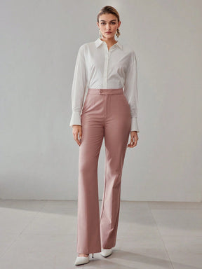 Straight-Leg Suit Pants