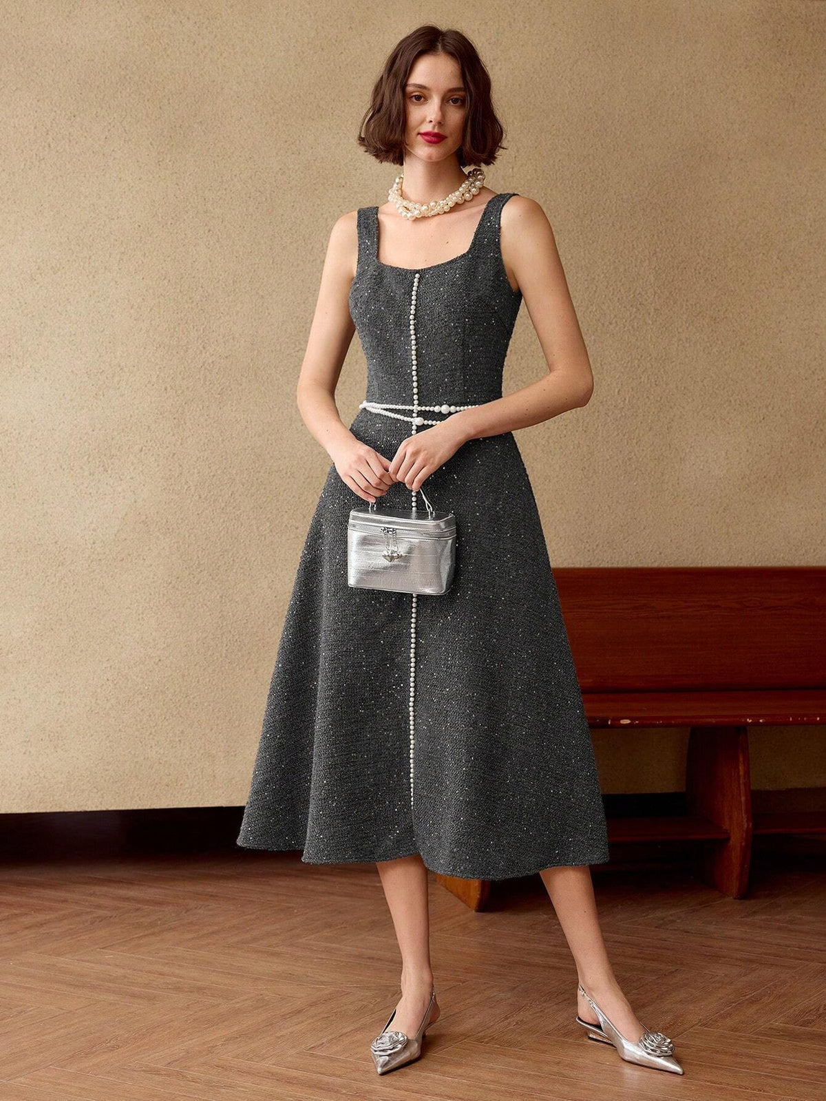 Flared Hem Dress
