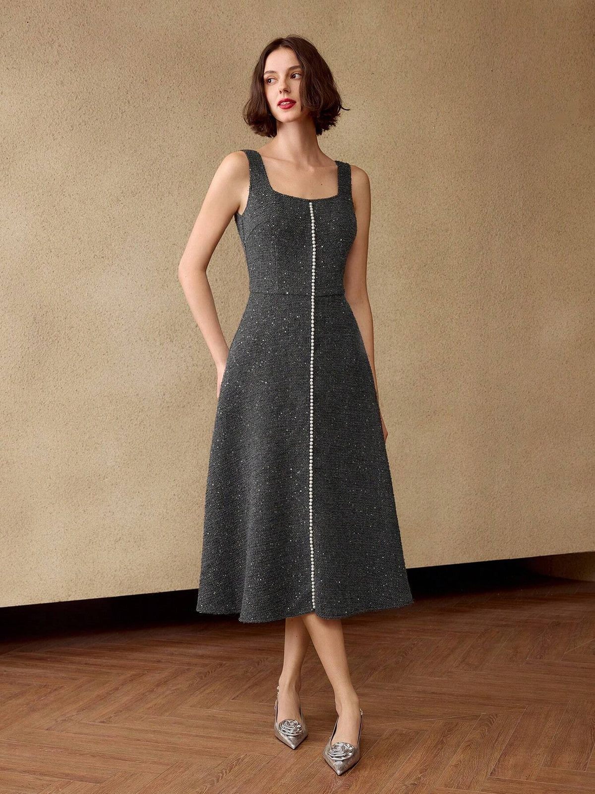 Flared Hem Dress