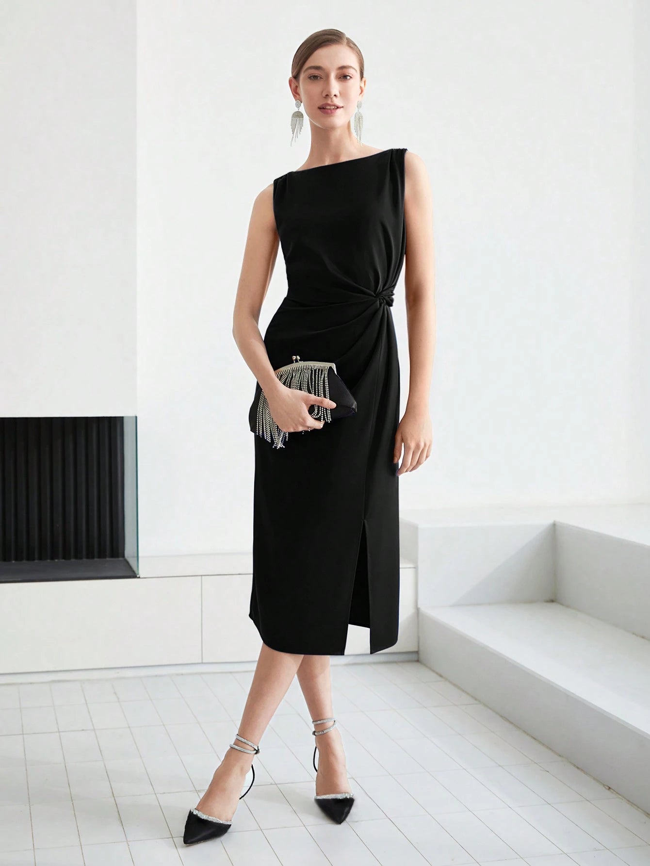 Side-Detail Dress