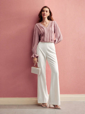 Pressed Crease Tailored Pants