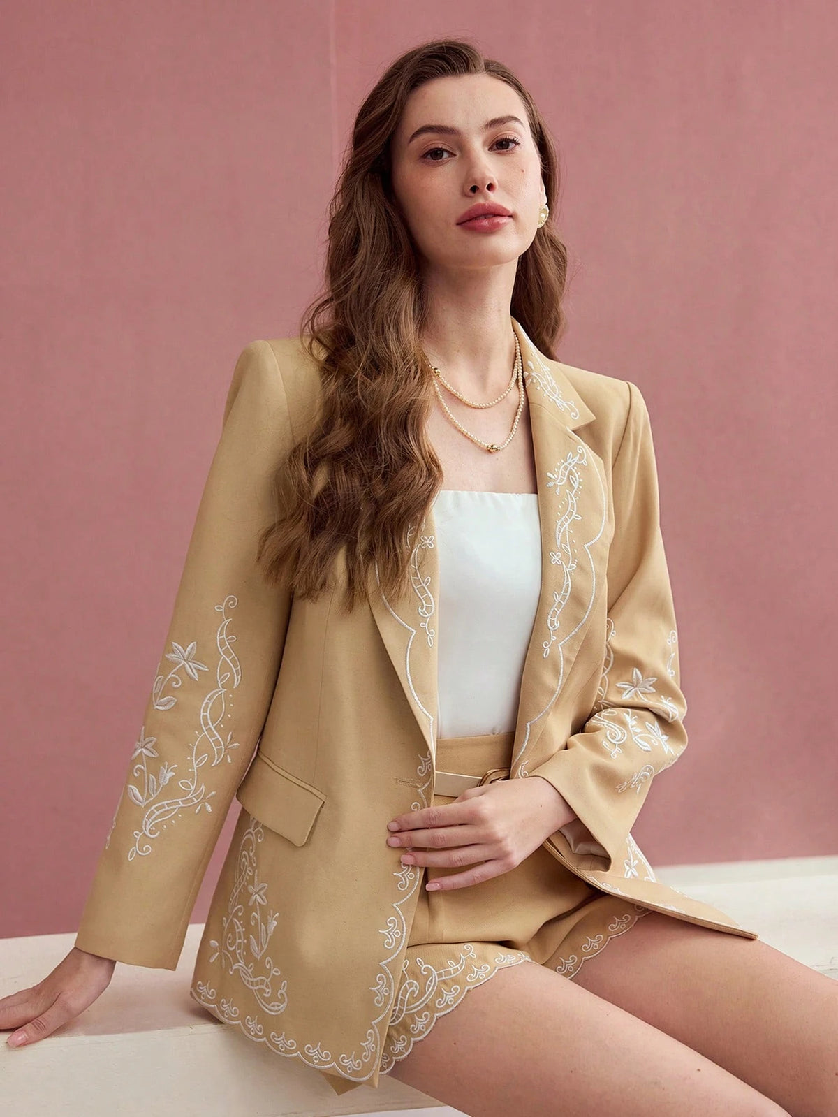 Structured Linen Blazer