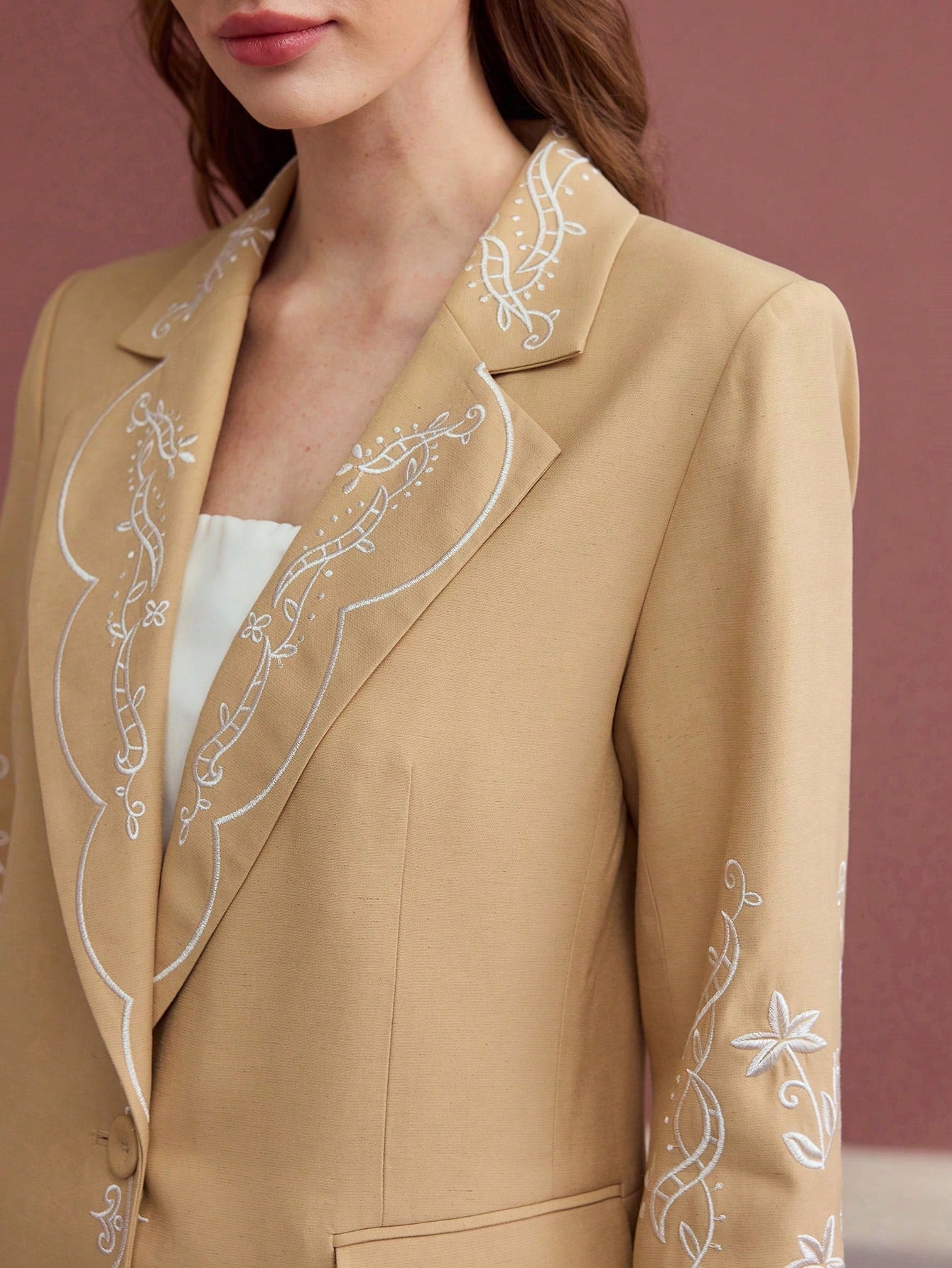 Structured Linen Blazer
