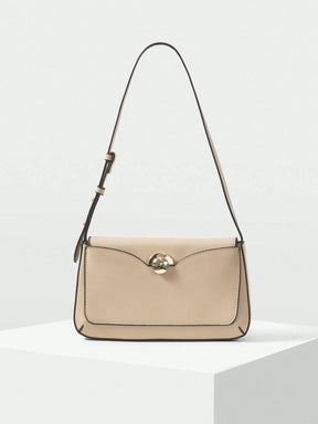 Flap Shoulder Bag with Detail