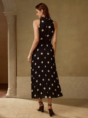 Pleated Long Dress
