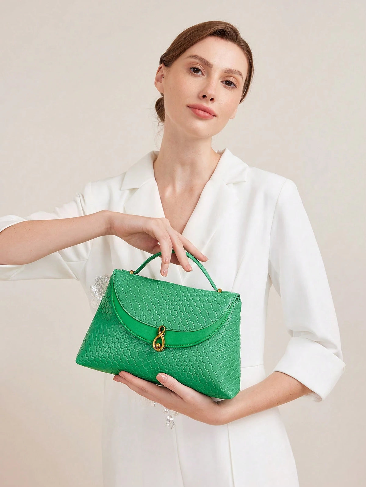 Textured PU Leather Bag