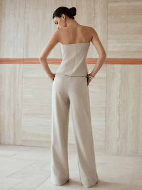 Slim Fit Tank Top and Pants Set