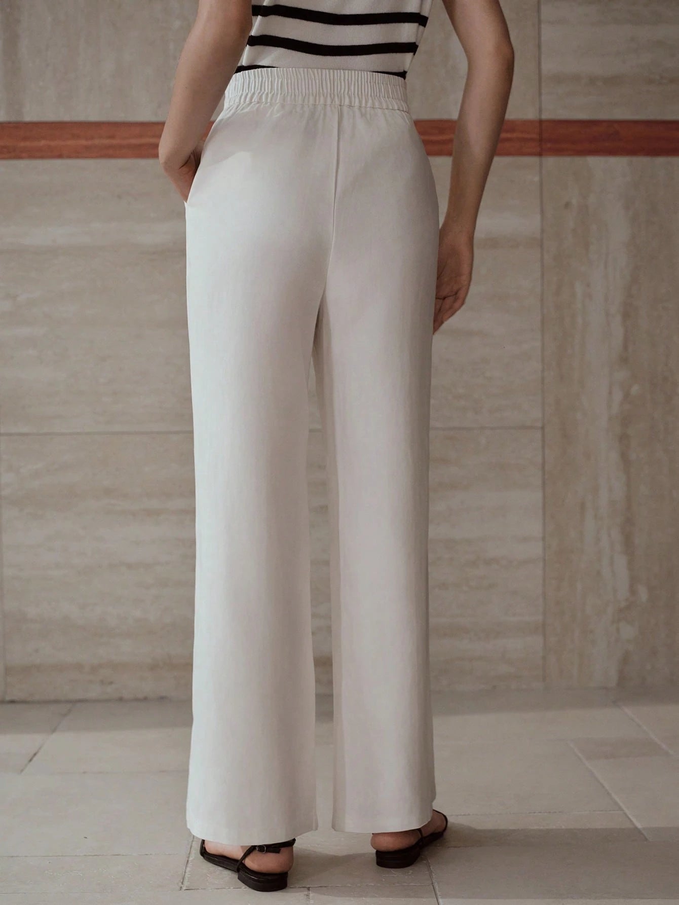 Drawstring Waist Pants