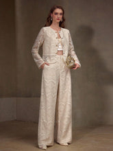 Button-Up Shirt and Diagonal Pocket Pants Set