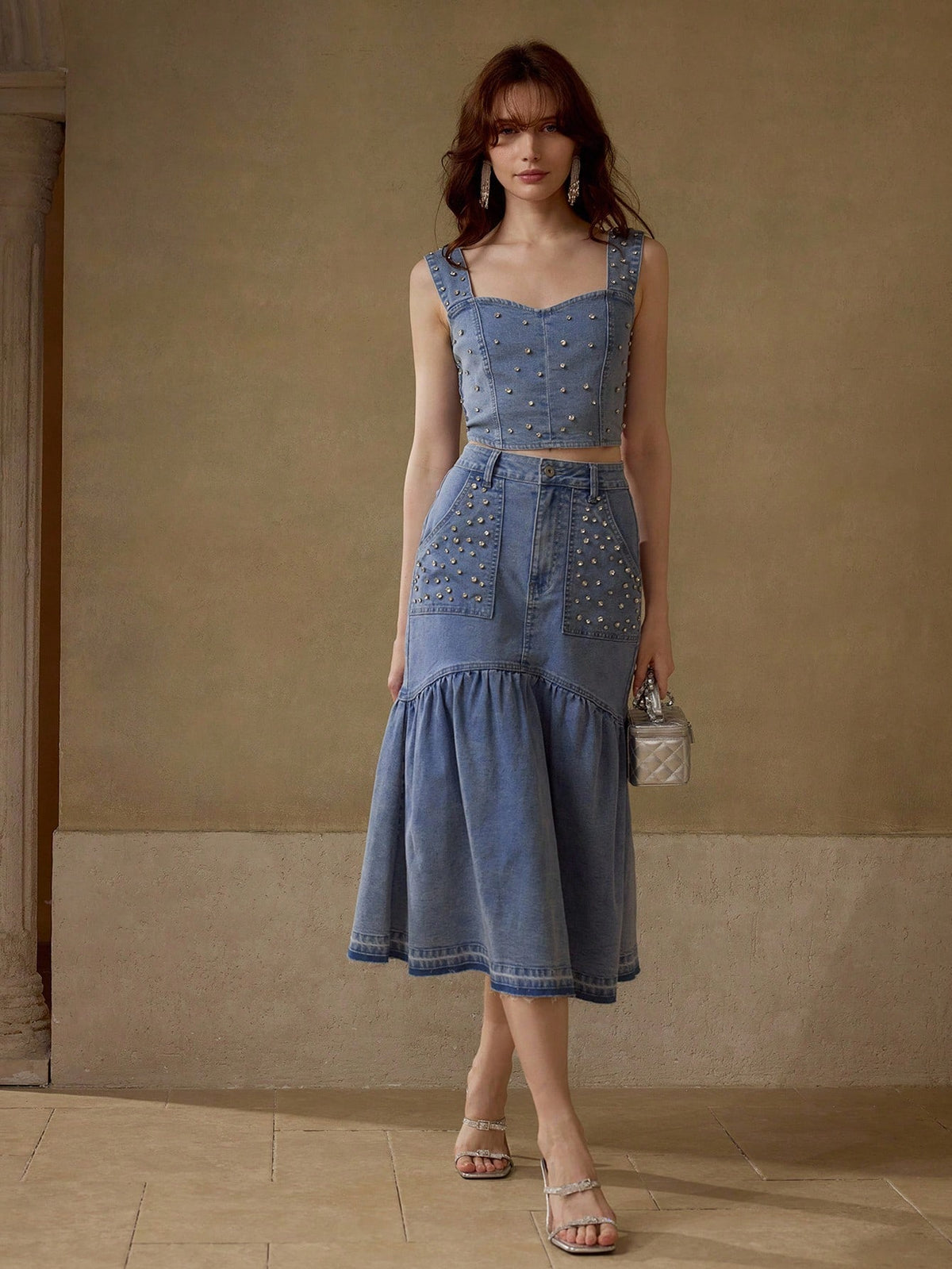 Two-Piece Denim Set