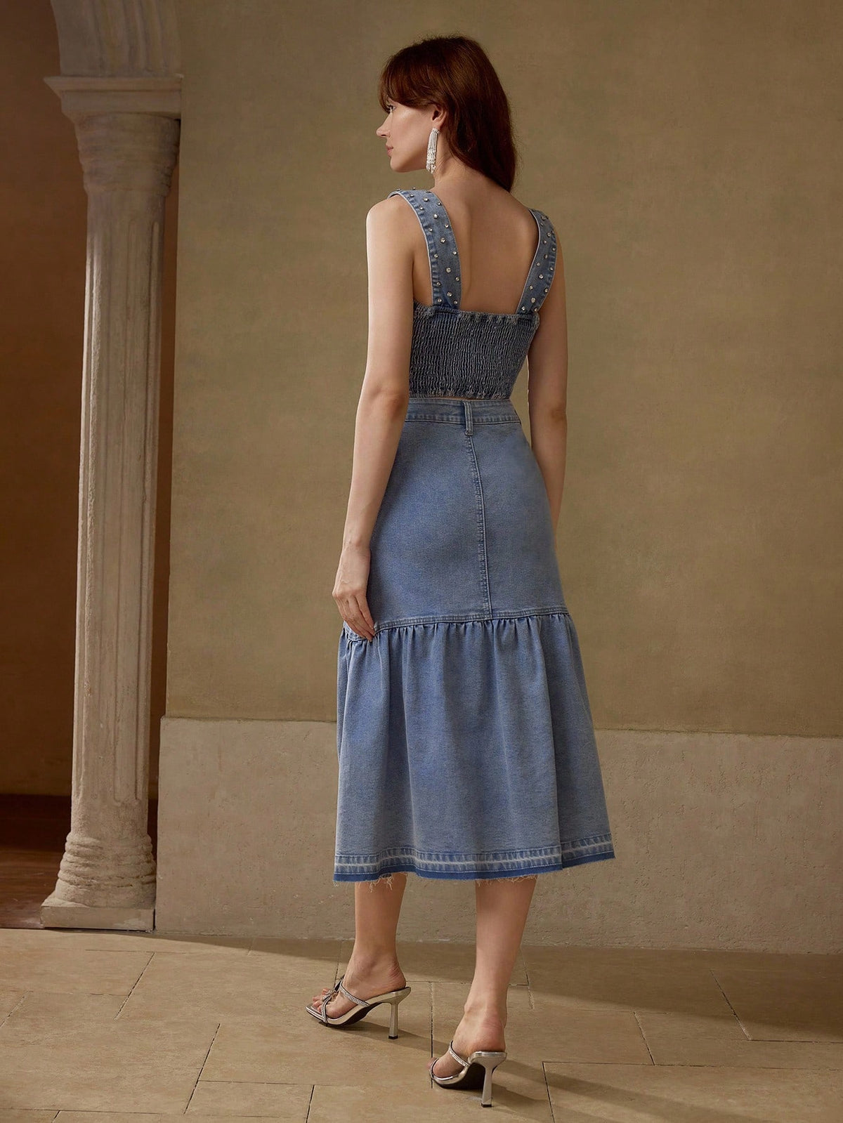 Two-Piece Denim Set